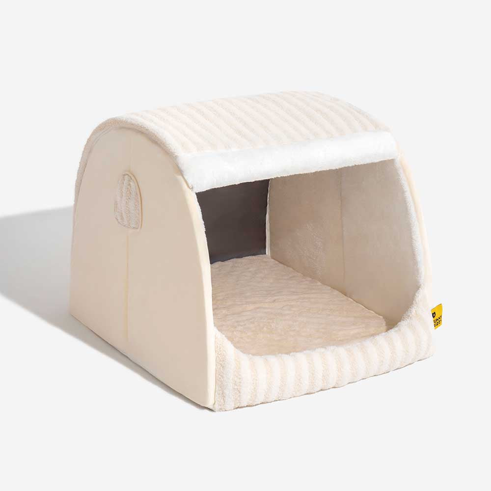Striped Cosy Cat House - Mprsstore