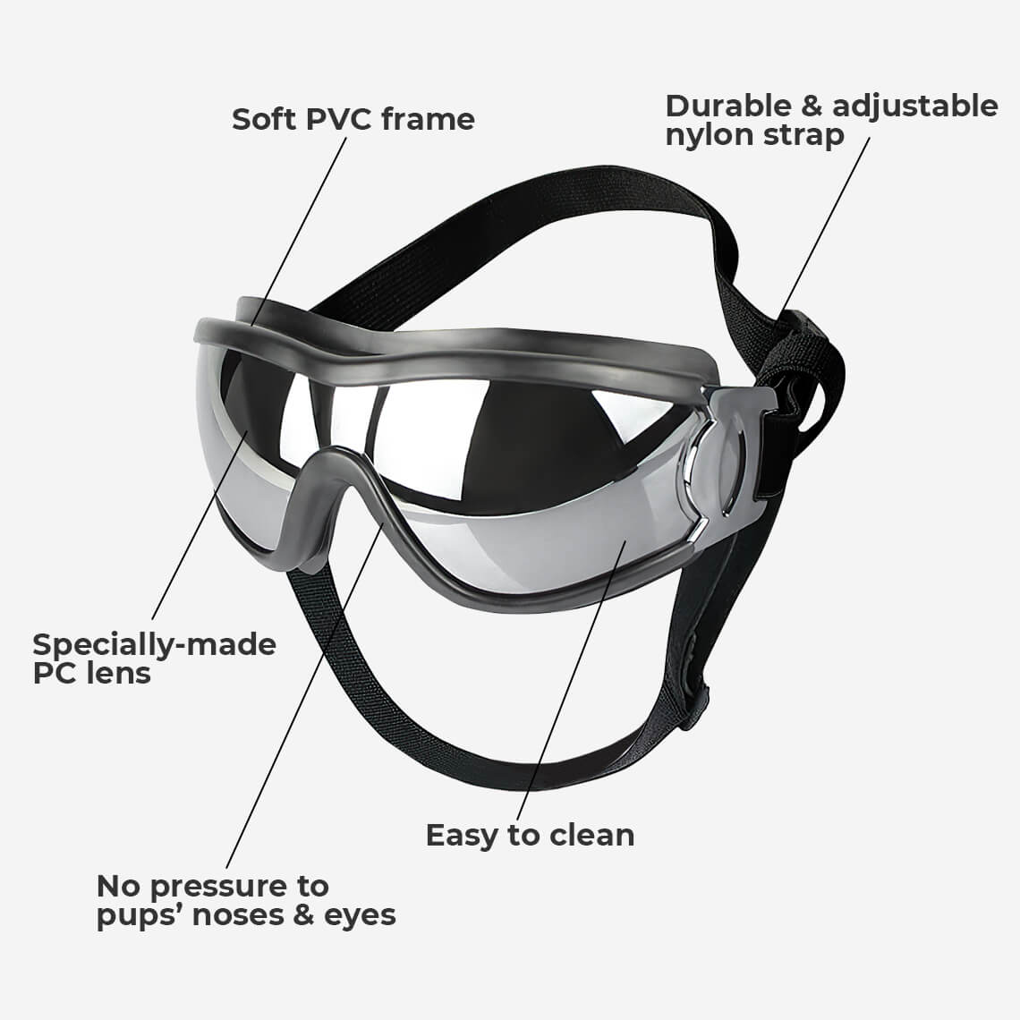 Goggles For Big Cool Dog